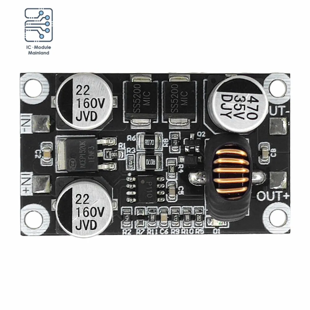 DC-DC High Power Buck Power Module Converter Input 10-110V Fixed to 5V 9V 12V 24V Output Converter Non-Isolated Regulator