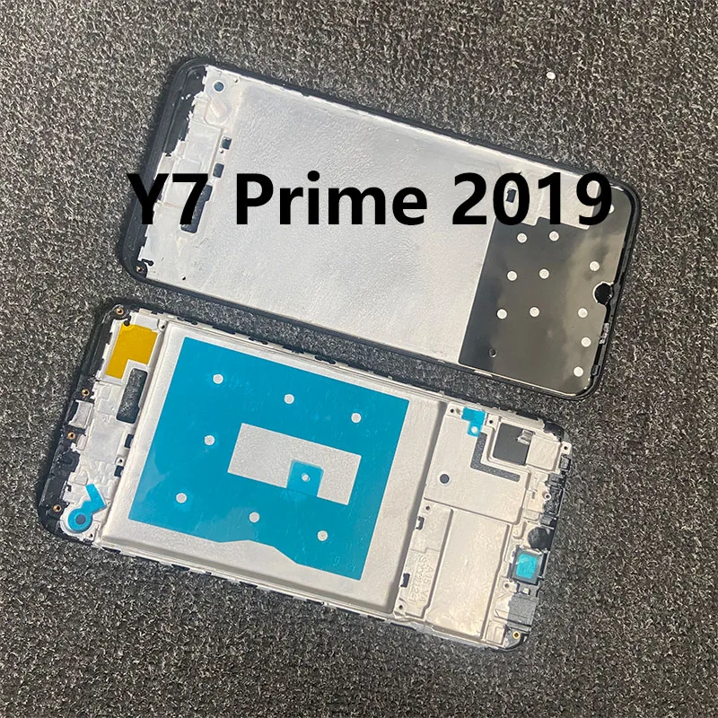 For Huawei Y7 Pro Prime 2019 Middle Frame Front Bezel Housing Lcd Supporting Holder Rear Plate Chassis