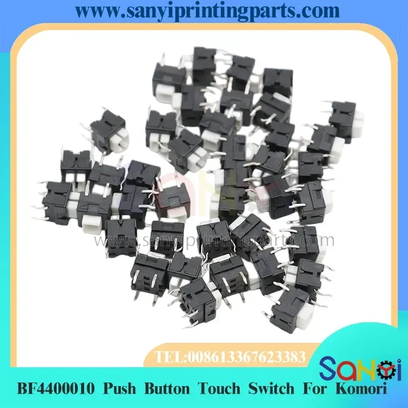 

10 шт., лучшее качество BF4400010, кнопочный сенсорный переключатель, компьютерный стол, управление чернилами для деталей печатной машины Komori