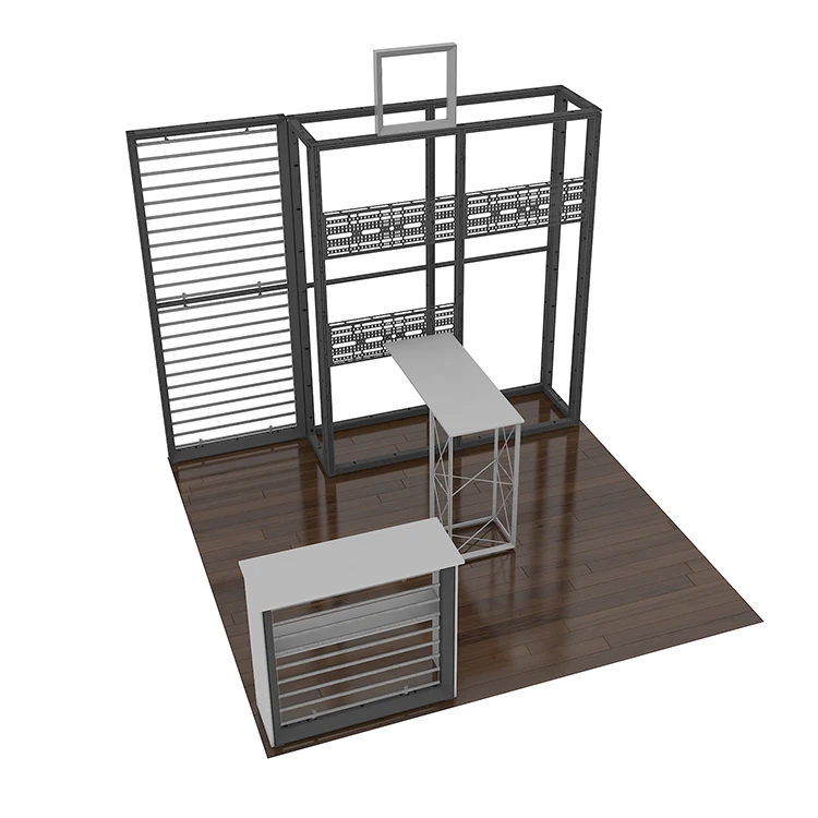 Modular Trade Show Booth 10x10 Trade Exhibition Booth Portable Backlit Display Stand