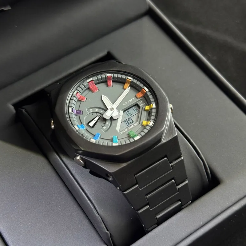 2025 New Fashion Color Dial Young People Love Sports Plastic Quartz Watches for Men and Women Leisure Waterproof Clocks