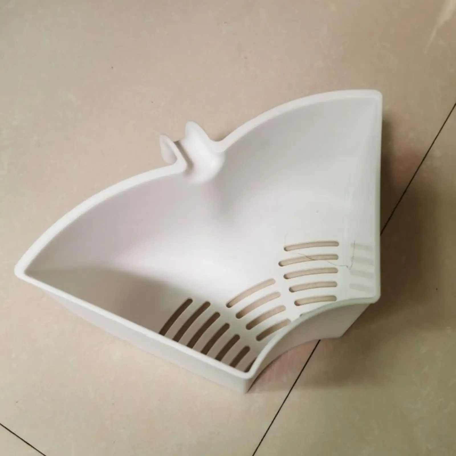 Rotatable Plastic Fruit Vegetable Strainer Colander Drainer Basket for Kitchen Sink Pasta Veggie Wash Dish Tub