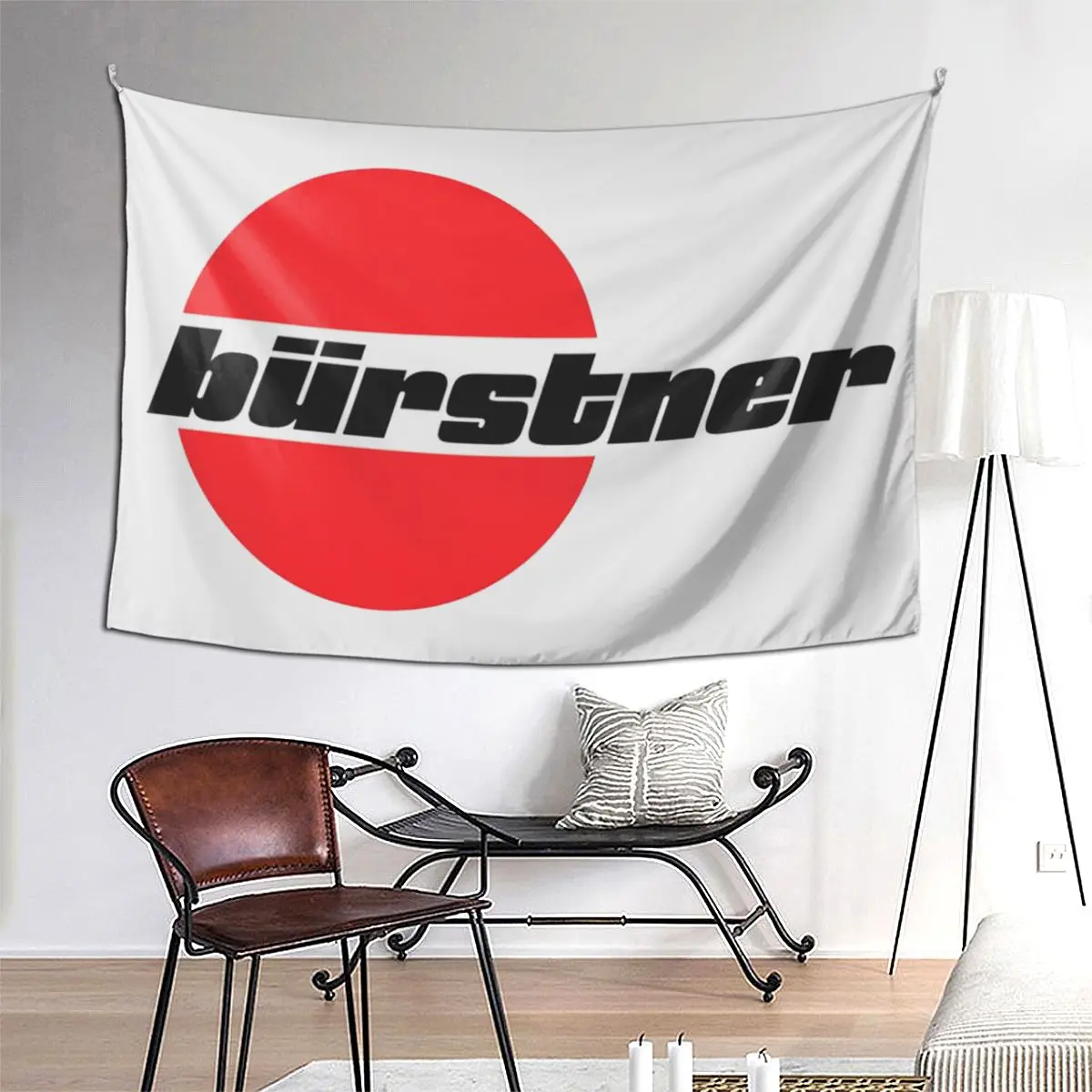 

Burstner Logo Tapestry Funny Wall Hanging Aesthetic Home Decoration Tapestries for Living Room Bedroom Dorm Room