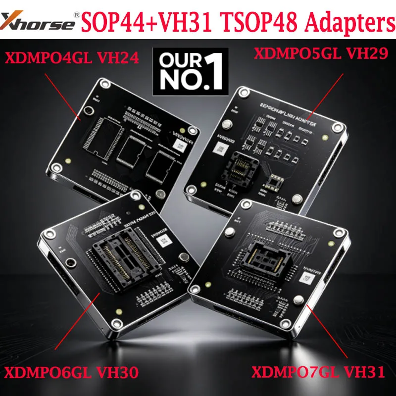 The Newest Xhorse Multi Prog Programmer Adapters for XHORSE XDMP04GL/XDMP05GL/XDMP06GL/XDMP07GL ECU Programmer EEPROM & FLASH