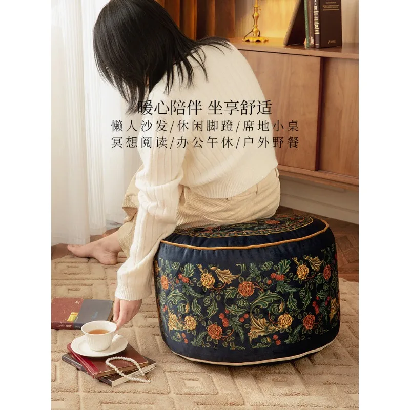 Fanju attitude Perry heightened American pier futon multi-purpose retro light luxury lazy sofa tatami pedals