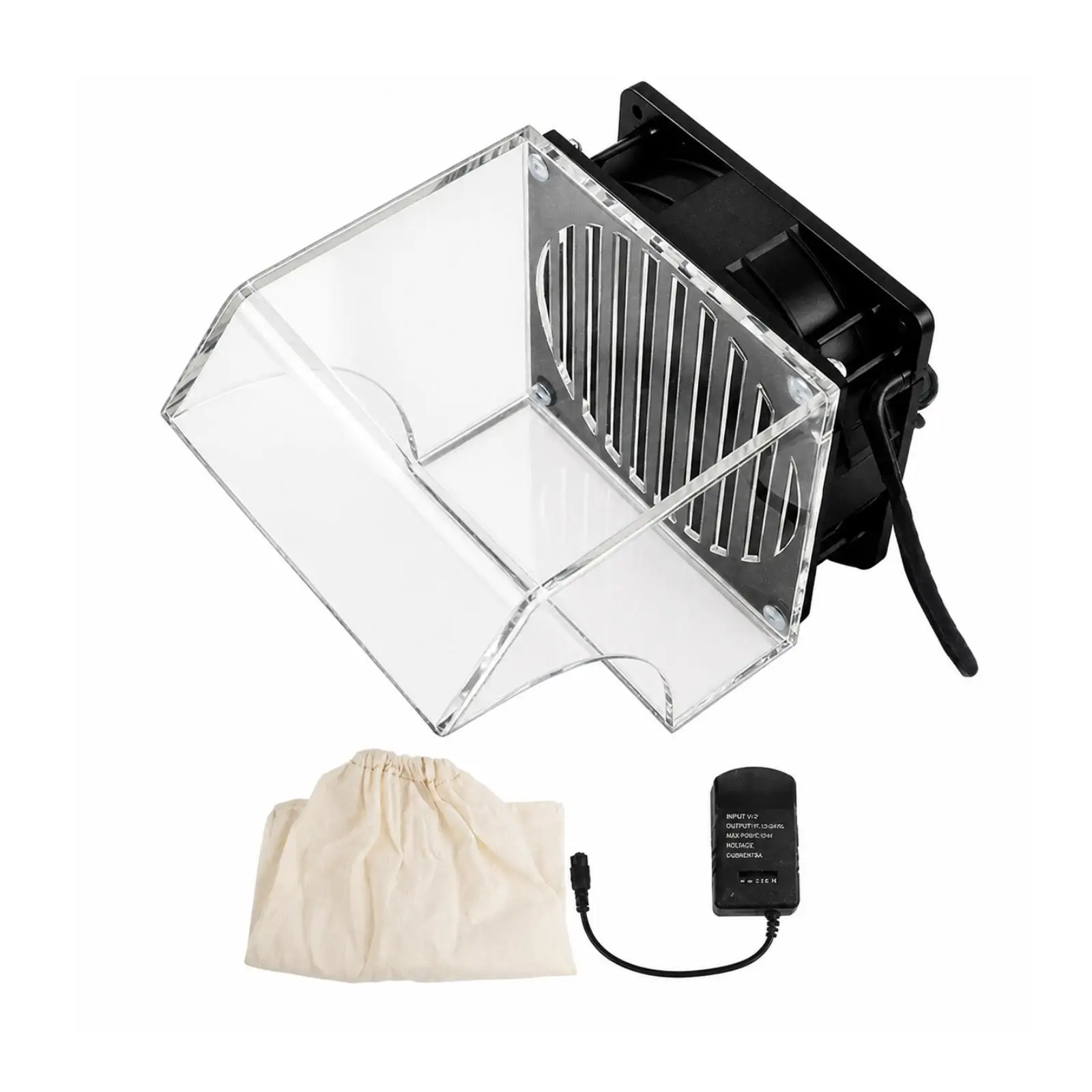 Acrylic Dust Extractor with Speed Control for Jewelry Making Engraving Workbench Fume and Particle Removal
