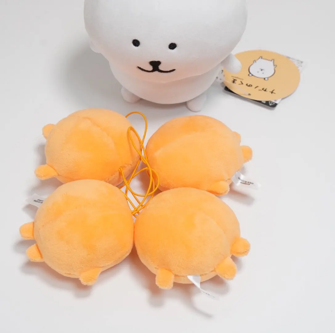 Kitan capsule toys cute kawaii Mole Japanese Croquette Plush Toy BIG marmot rat Cafe yellow round stuffed mascot pendant figures