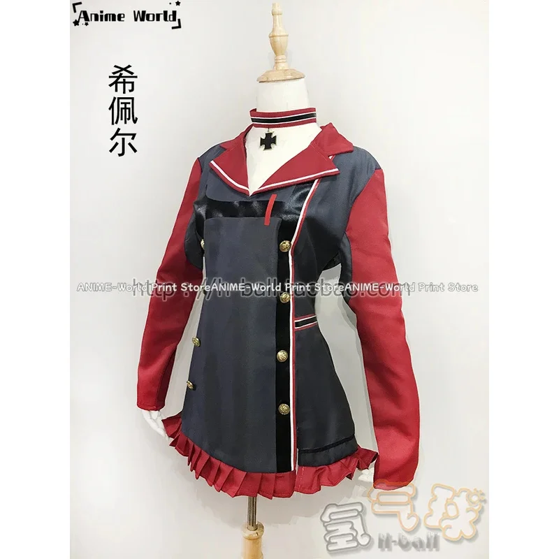

《 》Azur Lane Admiral Hipper Cos Cosplay Costume Halloween Christmas Party Uniform Custom Made Any Sizev;6,a'3.k;8,