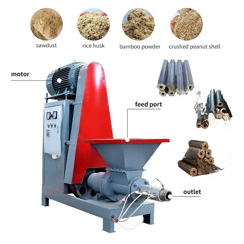 Coconut shell briquetting charcoal making machine Bio-charcoal factory Charcoal production line