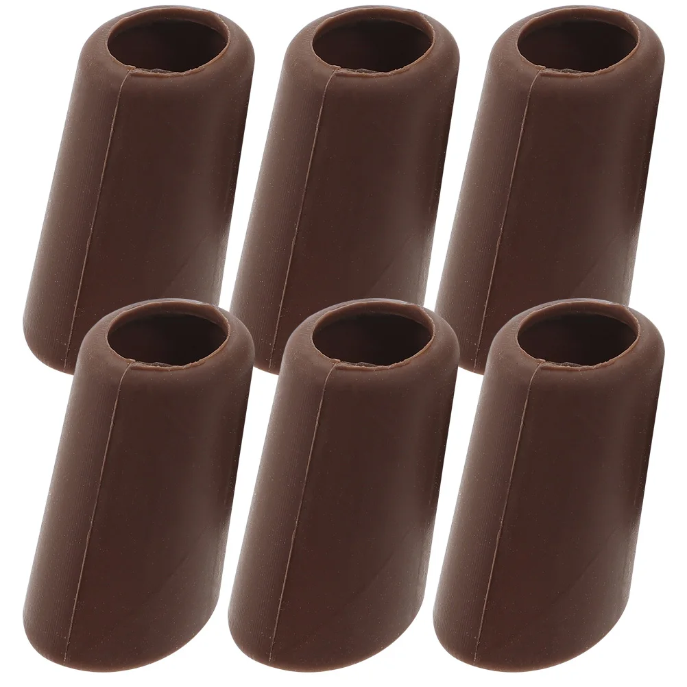 

6pcs Teapot Spout Covers Coffee Brown Long Silicone Anti drip Leak proof Protectors Ceramic Kitchen Gadgets Heat