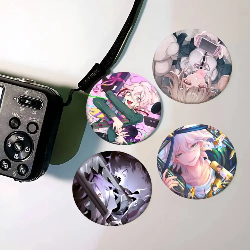 Game Super Danganronpa 2 Badge Tinplate Meme Round Brooch For Hat Bag Creative Lapel Jewelry Accessories Gifts