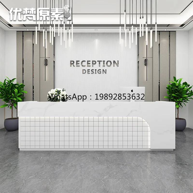 LYY Cashier Counter Elegant Hair Salon Front Desk Internet Cafe   Fashion Modern Simple Fast Food Restaurant Dining Bar Counter