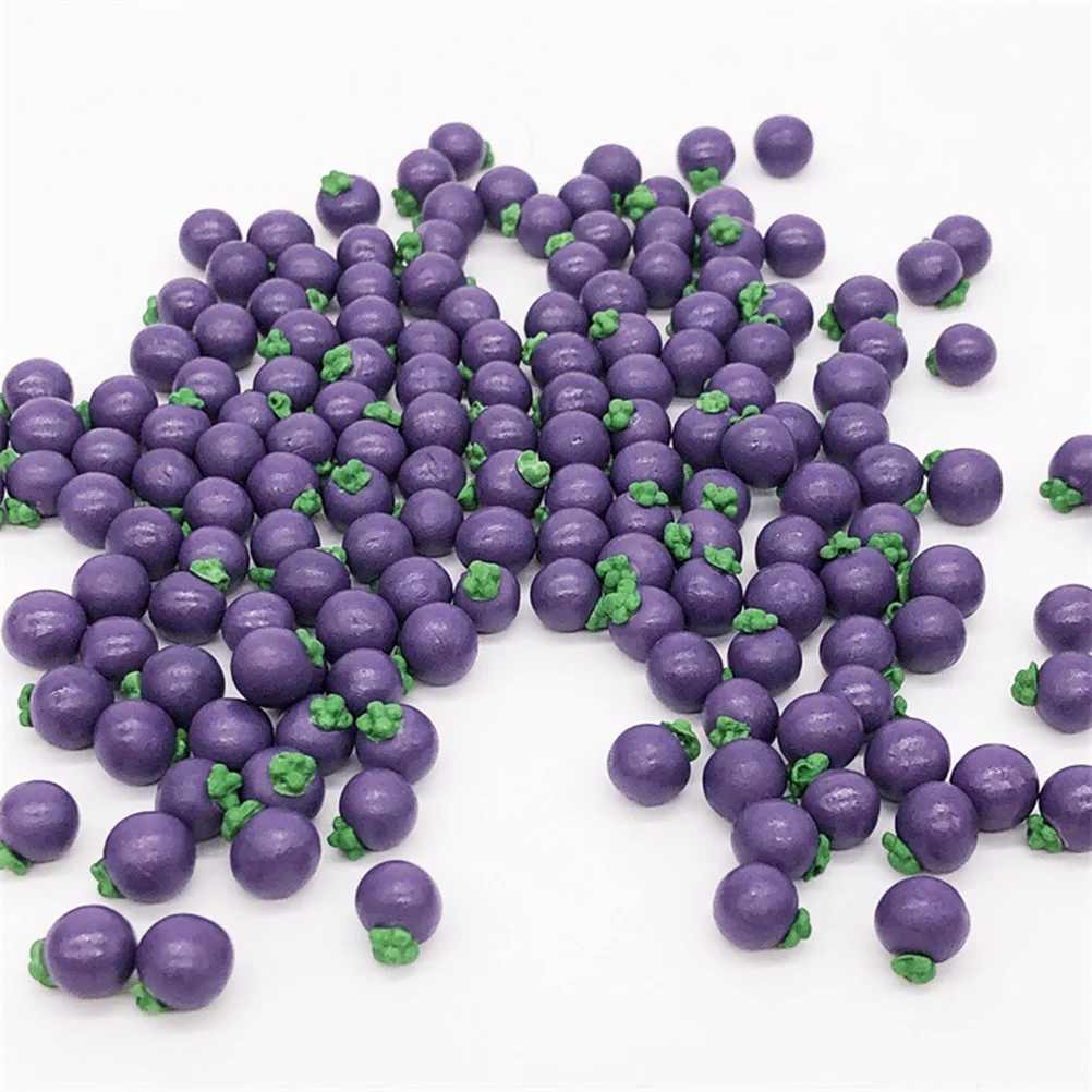 10 Uds fruta en miniatura mangostán cocina comedor púrpura simulación Prop para niños adultos Fidget alivio del estrés decoración de sala de juegos