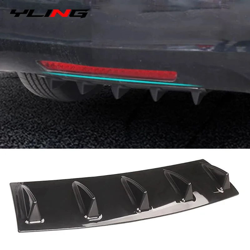 Car Rear Bumper Spoiler Diffuser Protector For Peugeot 206 207 Passat B6 B7 B8 BMW E46 E92 F20 Audi A4 Seat Ibiza Jeep Renegade