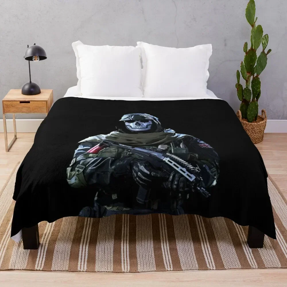 

Ghost Warzone Throw Blanket Soft Cozy Blanket for Pet Kids Adults