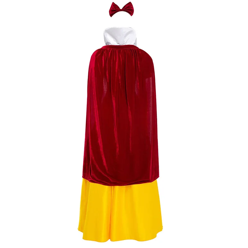 New Carnival Luxury Snow White Role Playing Costume Adult Cartoon Princess Birthday Party Costume Halloween Fancy Party Dress Ho