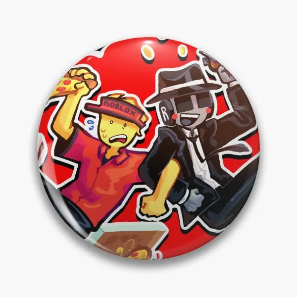 Partneros abandonados en el crimen, Pin de botón suave, Collar creativo de dibujos animados, ropa de moda de Metal, joyería de decoración, insignia de amante divertida, sombrero