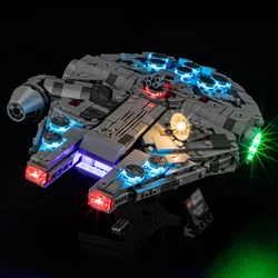 HPROSPER-Iluminación LED para LEGO 75375, 5V, sin modelo, Star Wars, Halcón Milenario, Ilumina tus bloques de construcción con caja de batería