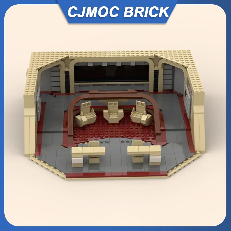 

Star Movie Moc Building Blocks The Next Generation Bridge Diorama Model Technical Bricks DIY Assembly Toy Gift MOC-150063