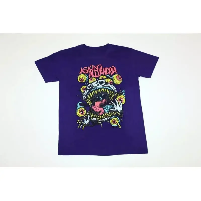 Asking Alexandria Album Men T shirt Purple Cotton All Sizes S to 2345Xl