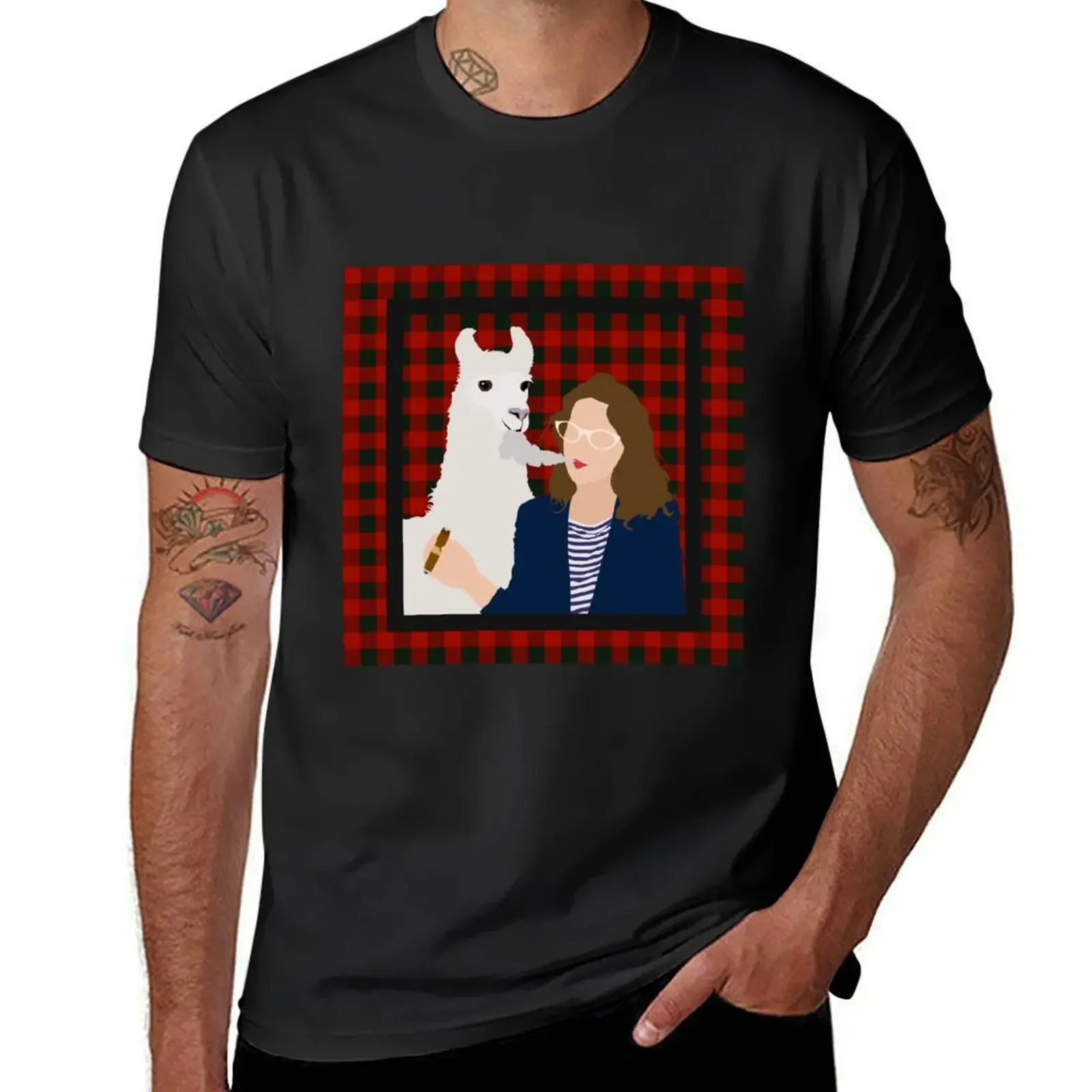 Lucrecia Martel ft. Zama llama T-Shirt tees sweat sports fans anime Men's clothing