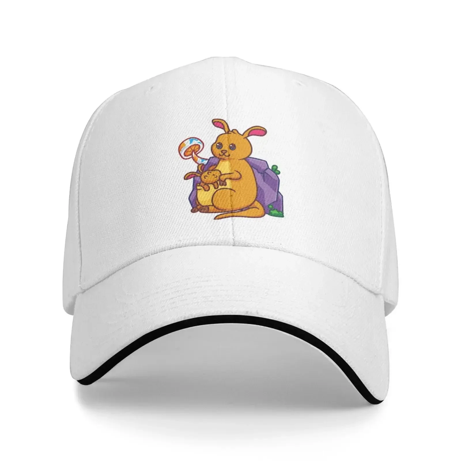 Cute Kangaroo Baseball Cap Women MenTrucker Hats Adjustable Caps Dad Sun Hat