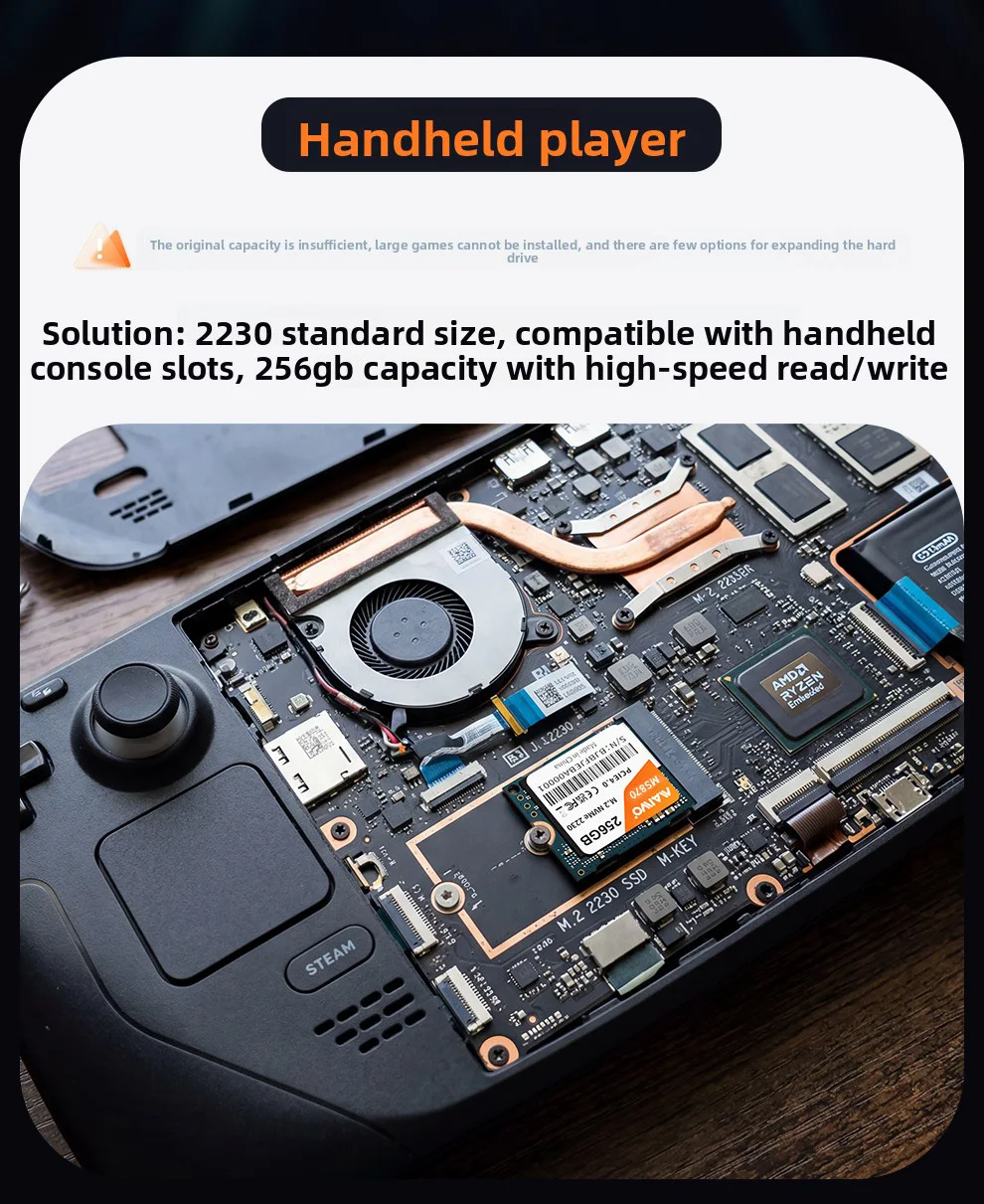 MAIWO M.2 2230 SSD 256GB NVMe PCIe 4.0x4 Gen4 Interne Festplatte Bis zu 4600MB/s NVME SSD Interne Solid-State-Laufwerke für PC Laptop – Detail 8