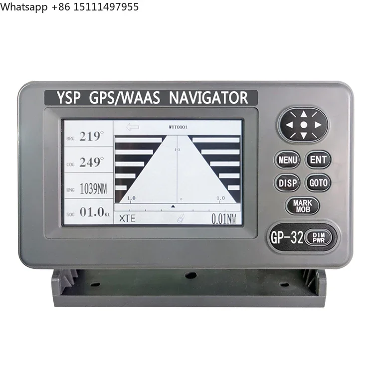 YSP 3.2 Inch Nautical Equipment Single Beam Navigational Echo Sounder Transducer Marine Gps