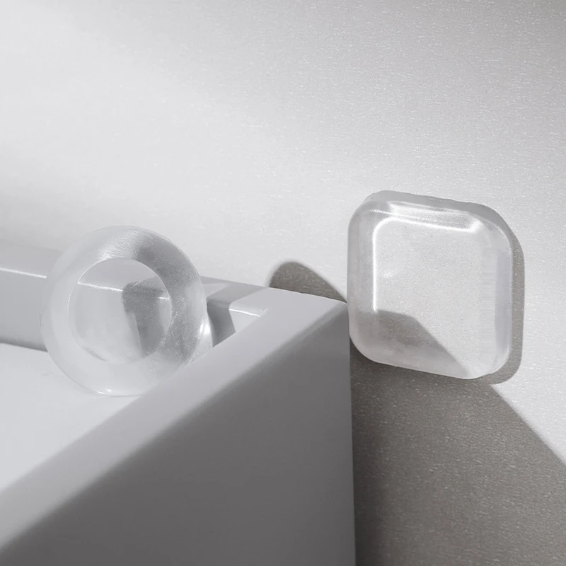 

6pcs Silicone Door Stopper Stickers Handle Bumpers Adhesive Mute Anti-Shock Protect Pad Transparent Waterproof Door Stopper Pad