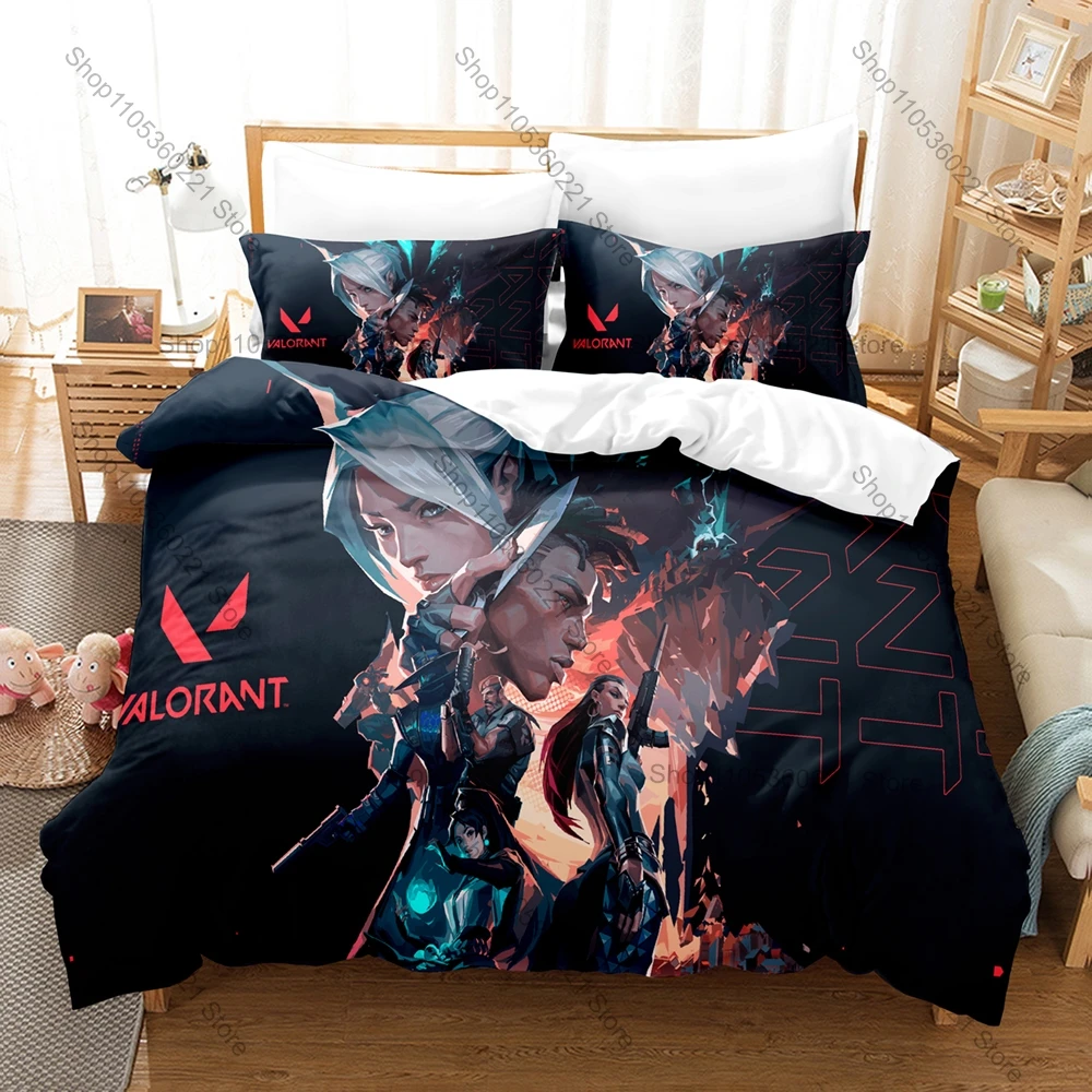 Dynamic Jett Wind Power Character Print Duvet Cover + 2 Pillowcases Twin Full Queen King Gaming Bedding Set
