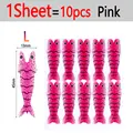 1 Sheet Pink L