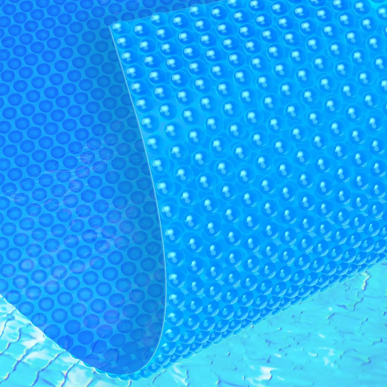 16 Mil Solar Cover for Inground Pools, 12 x 24 FT, UPF 50+ UV Protection | Pool Solar Blanket for Inground & Above Ground