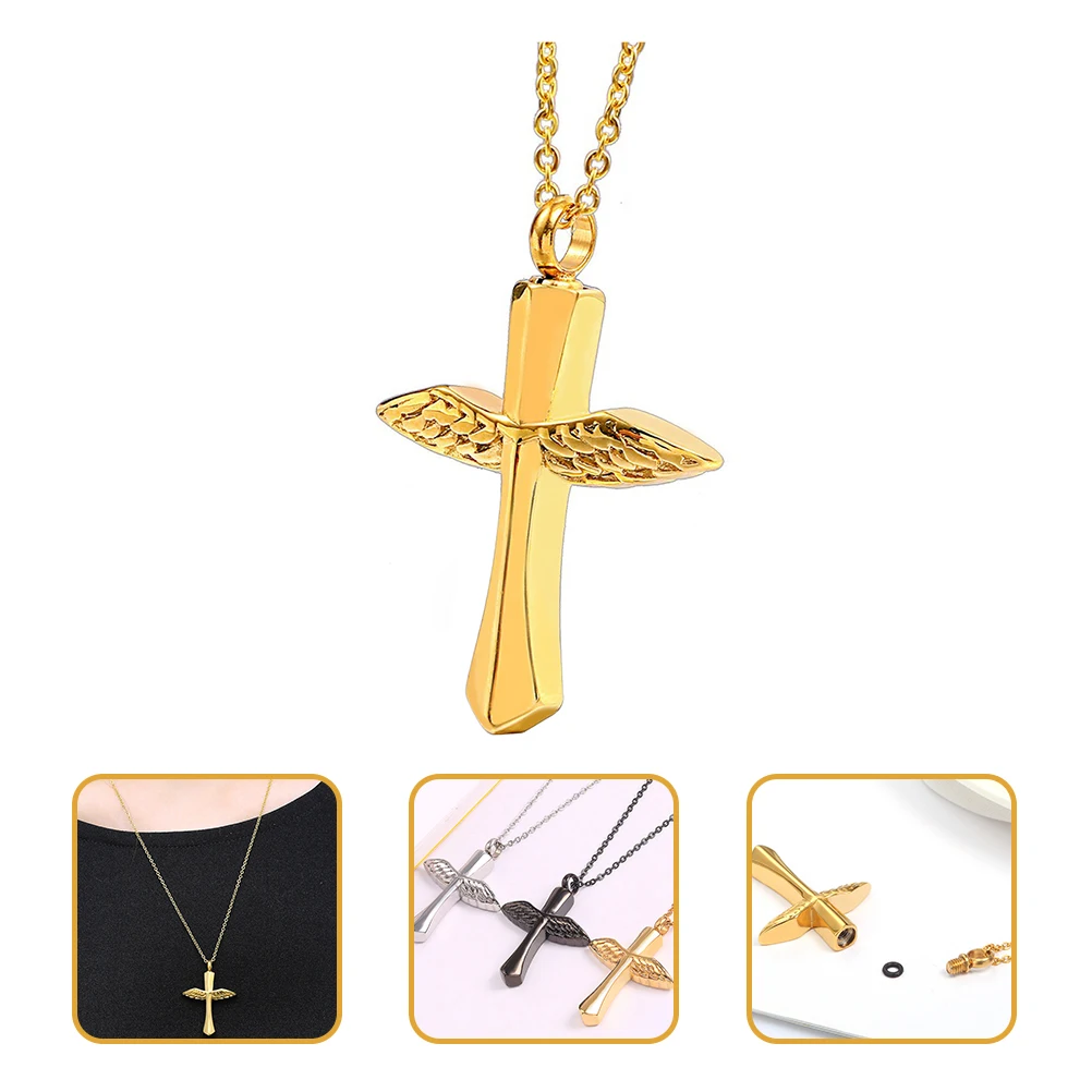 

Wing Urn Necklace Ashes Memorial Pendant Jewelry Keepsake Necklace For Men Women Ashes Storage Pendant Perfect Gift For Loved
