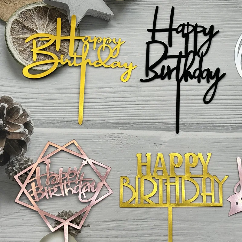 Decorate Your Special Moments with Happy Birthday Cake Topper Set – Only .08!