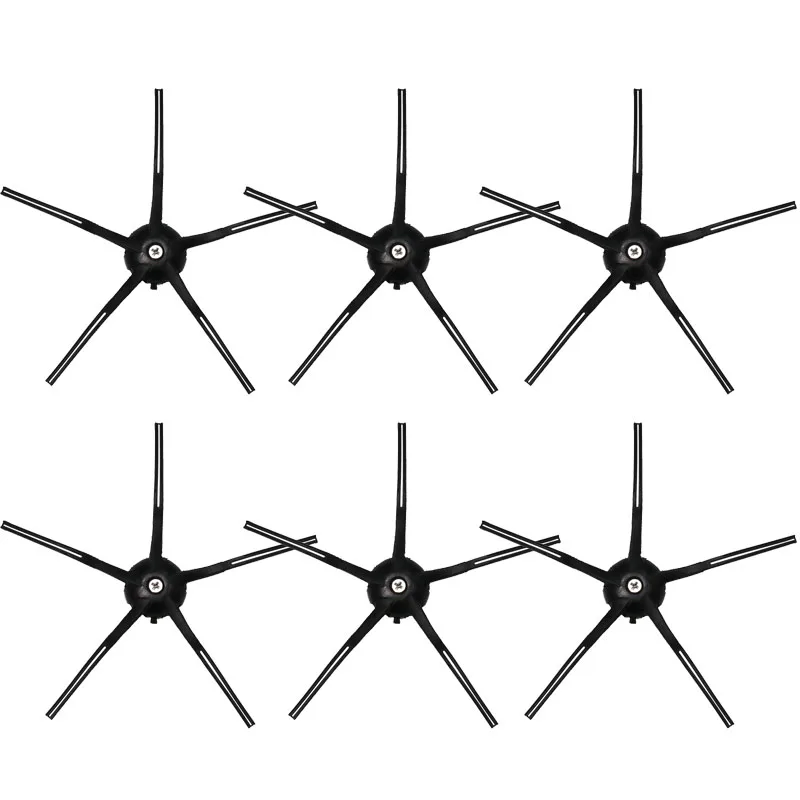 Cepillo lateral para Xiaomi Roborock S7, S7 Max, S7, Maxv, T7S, T7S Plus, S6, S5 MAX, S50, S55, E35, E2, Robot aspirador, piezas negras