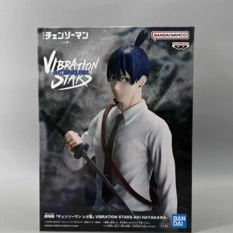 Bandai In Voorraad Banpresto Originele Trillingen Sterren Anime Chainsaw Man Gekijouban Power Hayakawa Aki Action Figure Model Speelgoed Gift