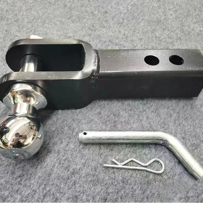 ATV/UTV Towing Hitch Receiver Trailer Hook Rv Traction Hook Long Rod Ball Universal Solid U Shackle Towing Rescue Modification