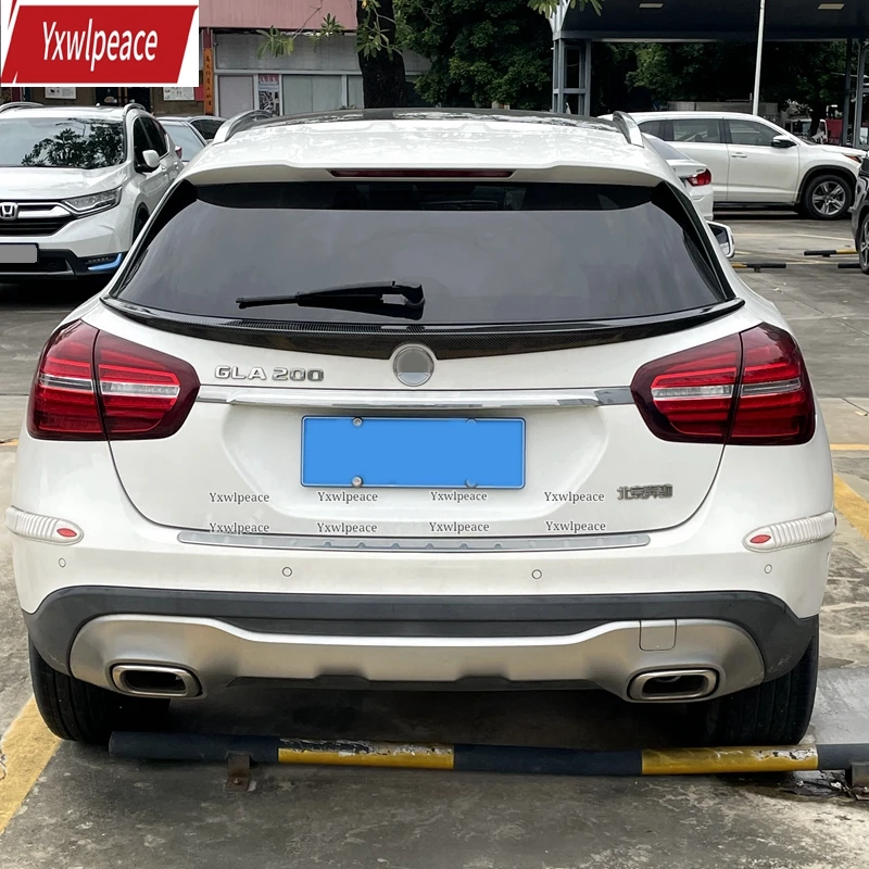 

For Mercedes-Benz GLA Class X156 GLA45 AMG 2015-2019 High Quality ABS Plastic Rear Trunk Lip Spoiler Wing Body Kit Accessories