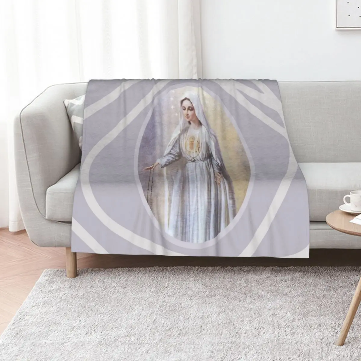 Immaculate Heart of Mary, Virgin Mary, Mother of God Throw Blanket Baby Decorative Sofas for sofa Blankets