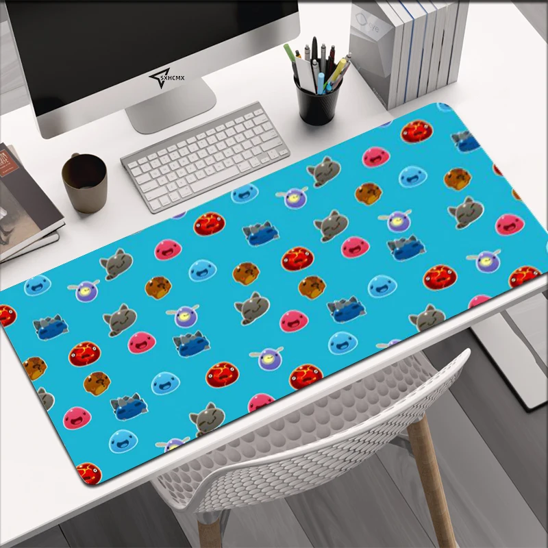 Mouse Pad Non-Slip Rubber Edge Locking Mousepads Game Play Mats Cartoon Life Adventure S-Slime R-Rancher Game for Notebook PC Co