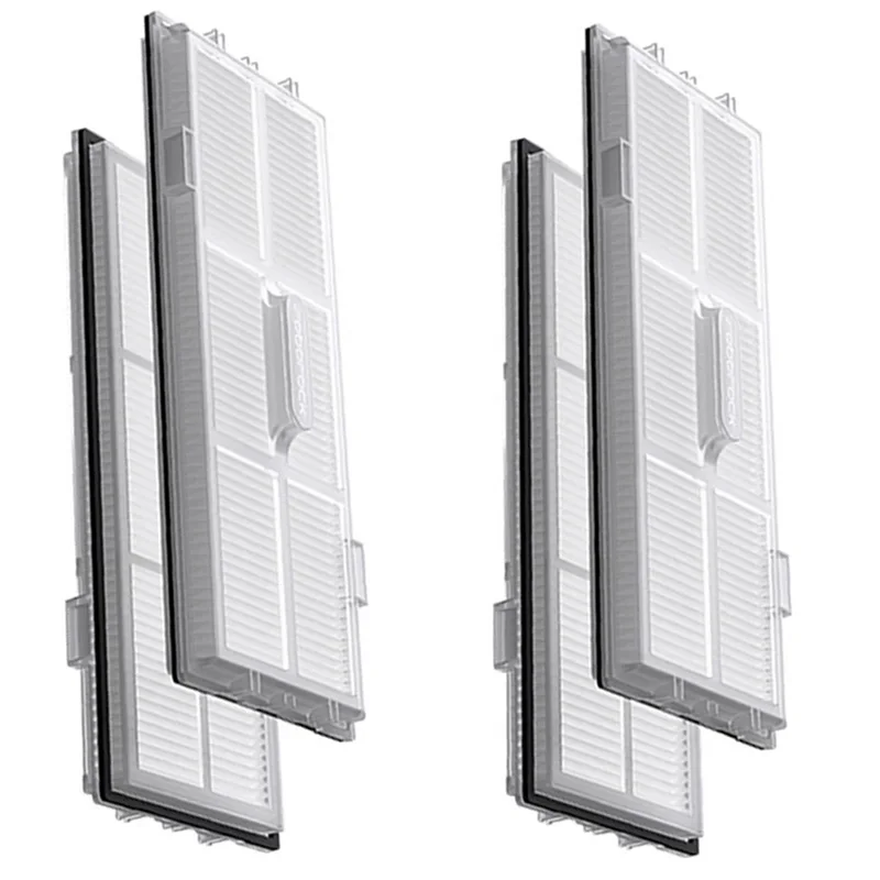 الأسطوانة فلتر Hepa ممسحة القماش كيس لجميع الغبار استبدال قطع الغيار البلاستيكية ل Roborock S8 / S8 Plus/S8 Pro Ultra