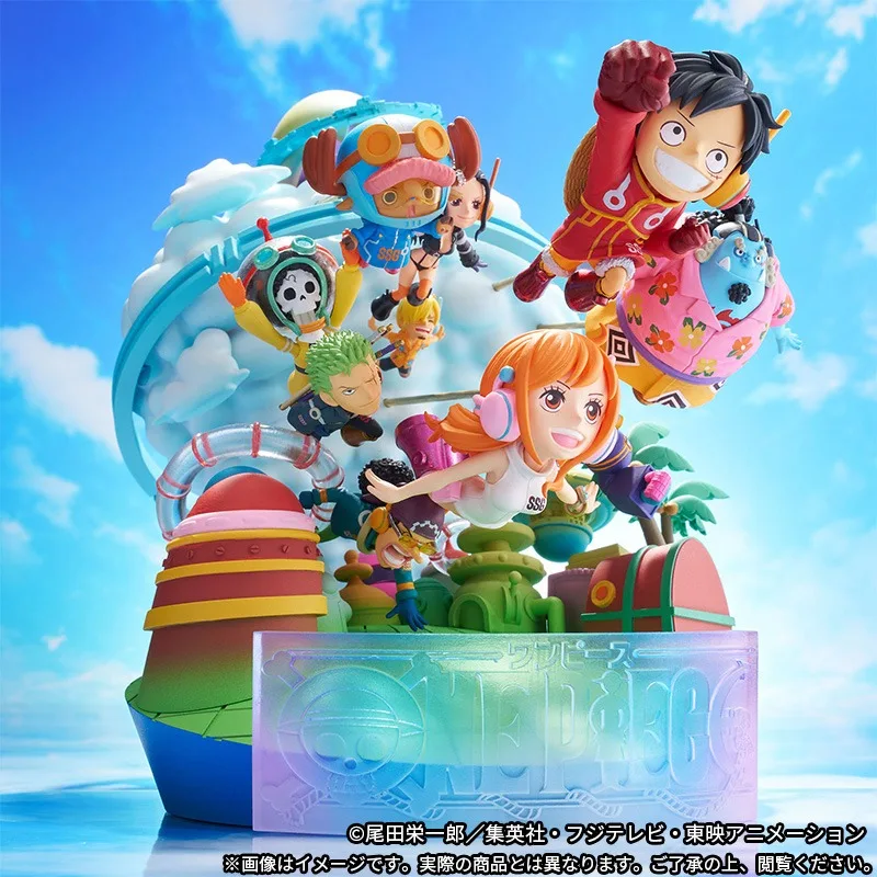 In Stock Original BANDAI BANPRESTO ONE PIECE ลิง D. Luffy Nami Burukku Roronoa Zoro Wcf อะนิเมะคอลเลกชันของเล่น
