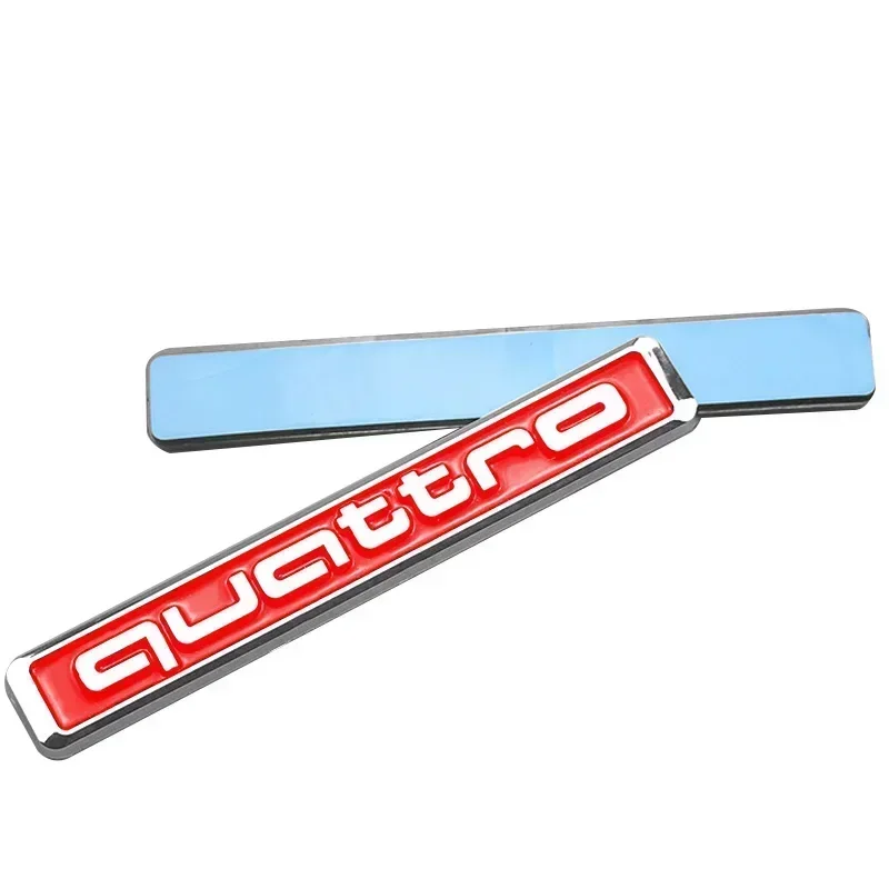 /1 قطعة تصفيف السيارة ثلاثية الأبعاد شعار الجذع ملصق سلع السيارات لأودي سلاين TT Q2 Q3 Q5 Q7 Q8 A3 A4 A5 A6 A7 R8 B5 B6 B7 B8 C5 C6 C7 V8 8