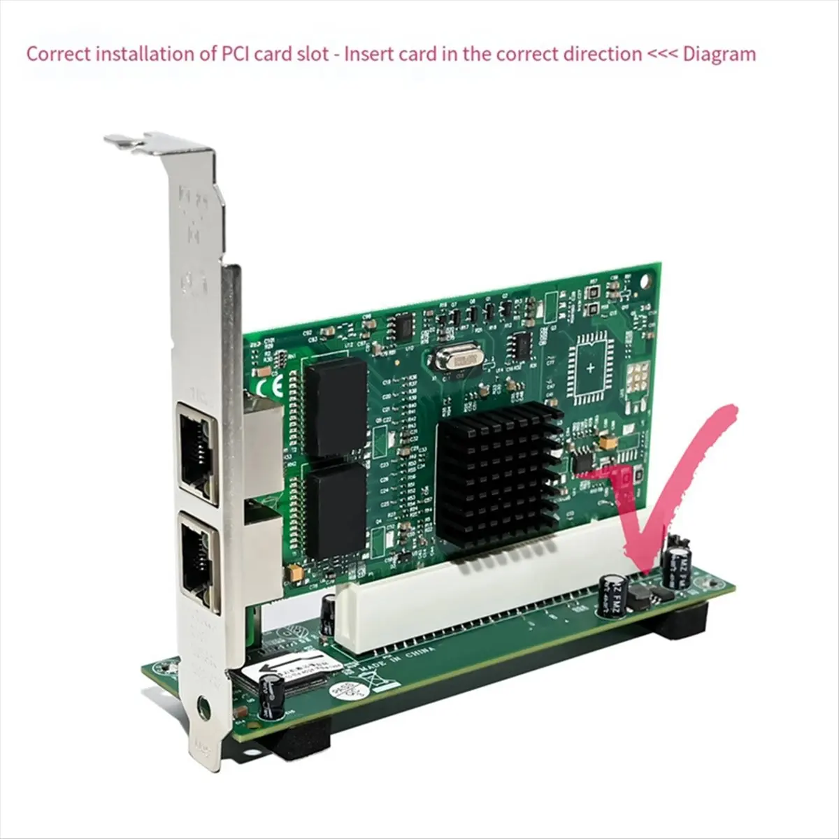ST45 PCIe X1 to PCI Adapter Expansion Card Desktop PCIe to PCI Converter with USB 3.0 Ports High-Speed Interface Card