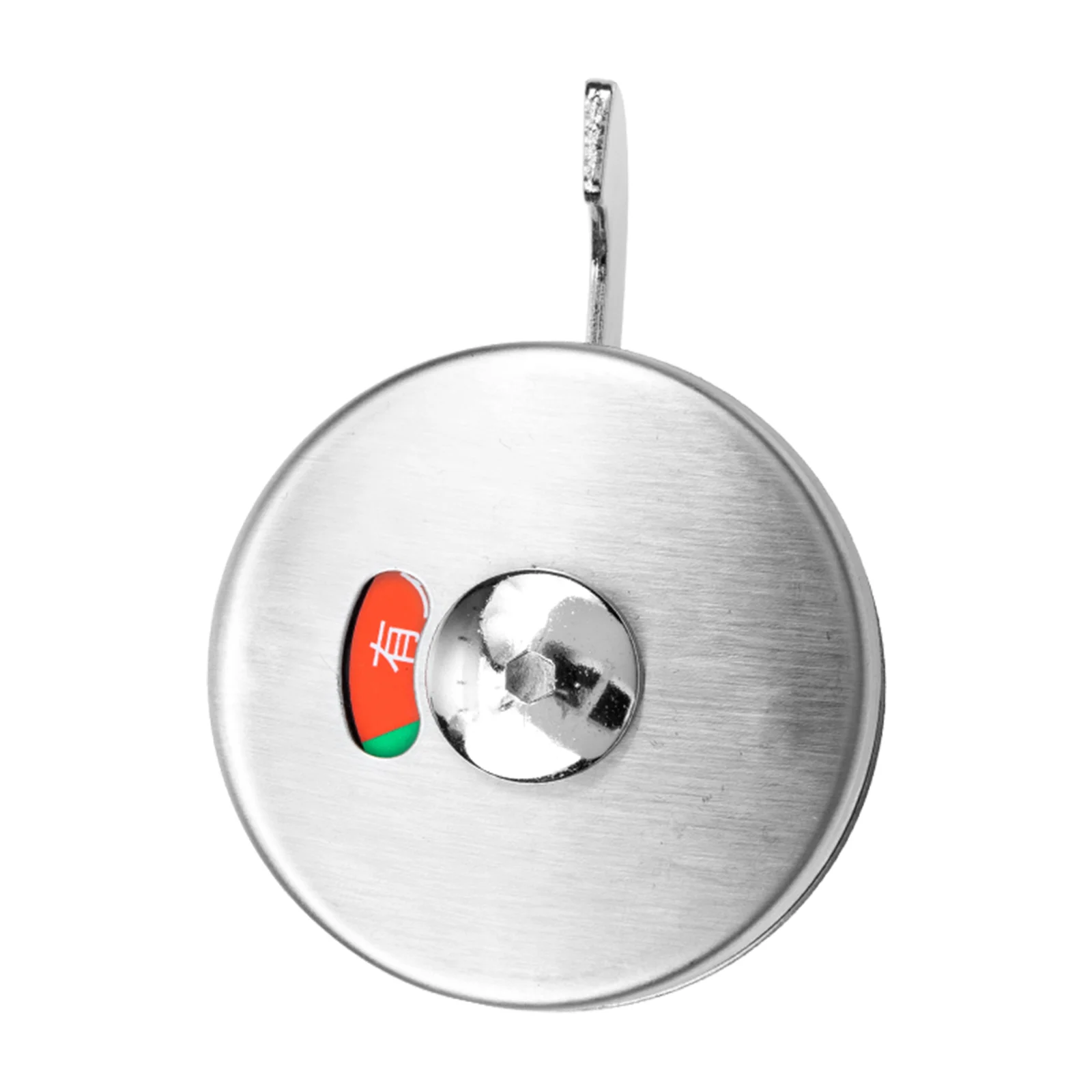 

1set Stainless Steel Bathroom Hardware Toilet Door Indicator Occupied Vacant Airport Office Public Restroom Green Red Indicator