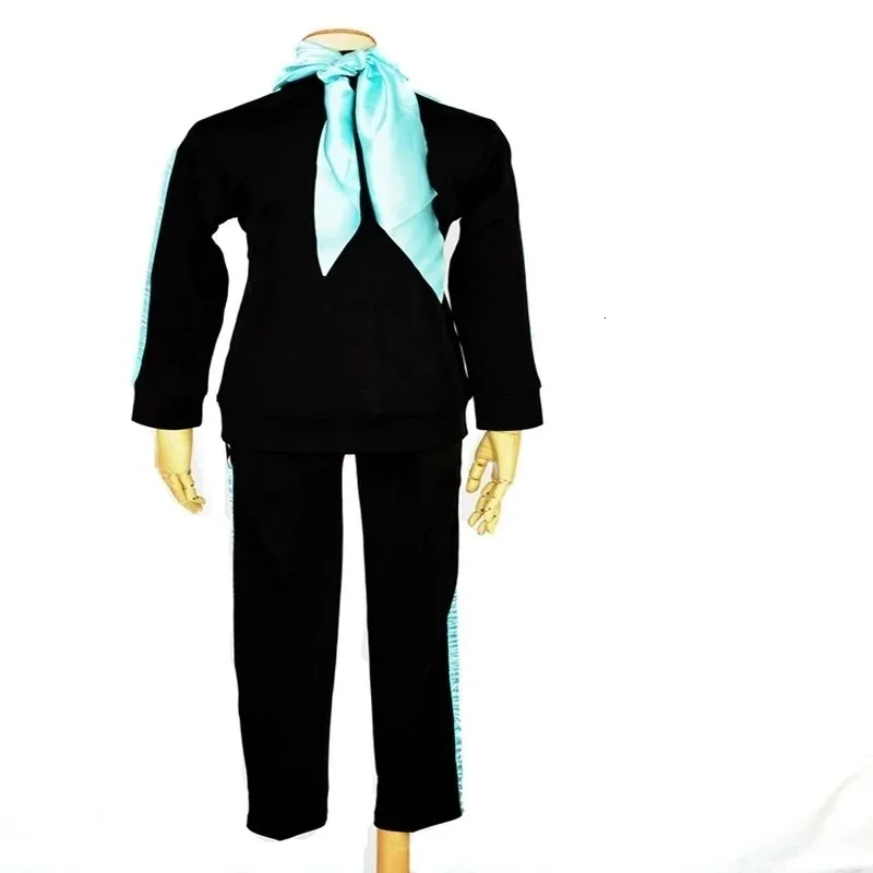 CyHigh qualità anime noragami yato parrucca cosplay e tuta cargo gratuita (giacca + pantaloni + parrucca sciarpa) set di abbigliamento sportivo