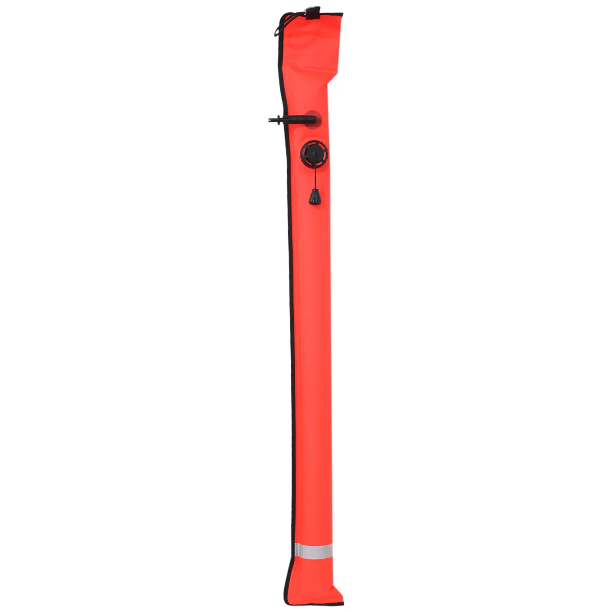 Hot sale 1M Scuba Diving Inflatable SMB Signal Marker Buoy Visibility Float Signal Tube Sausage,Red
