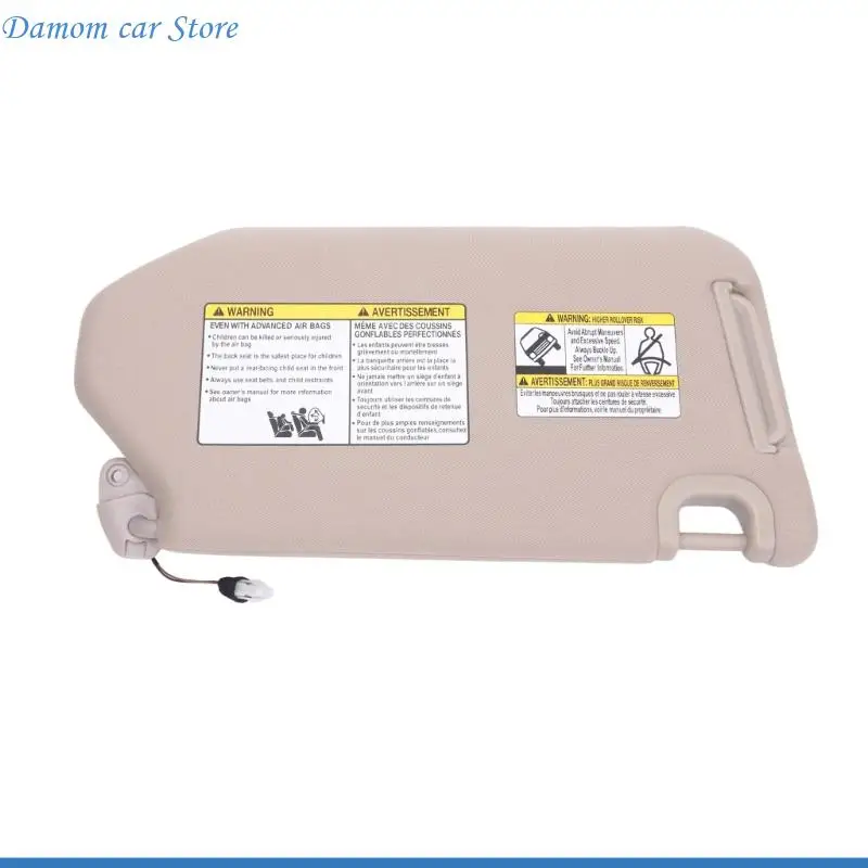 A2UC Vehicle Sun Visors Replacement with Integrated Mounting and Rotation Parts