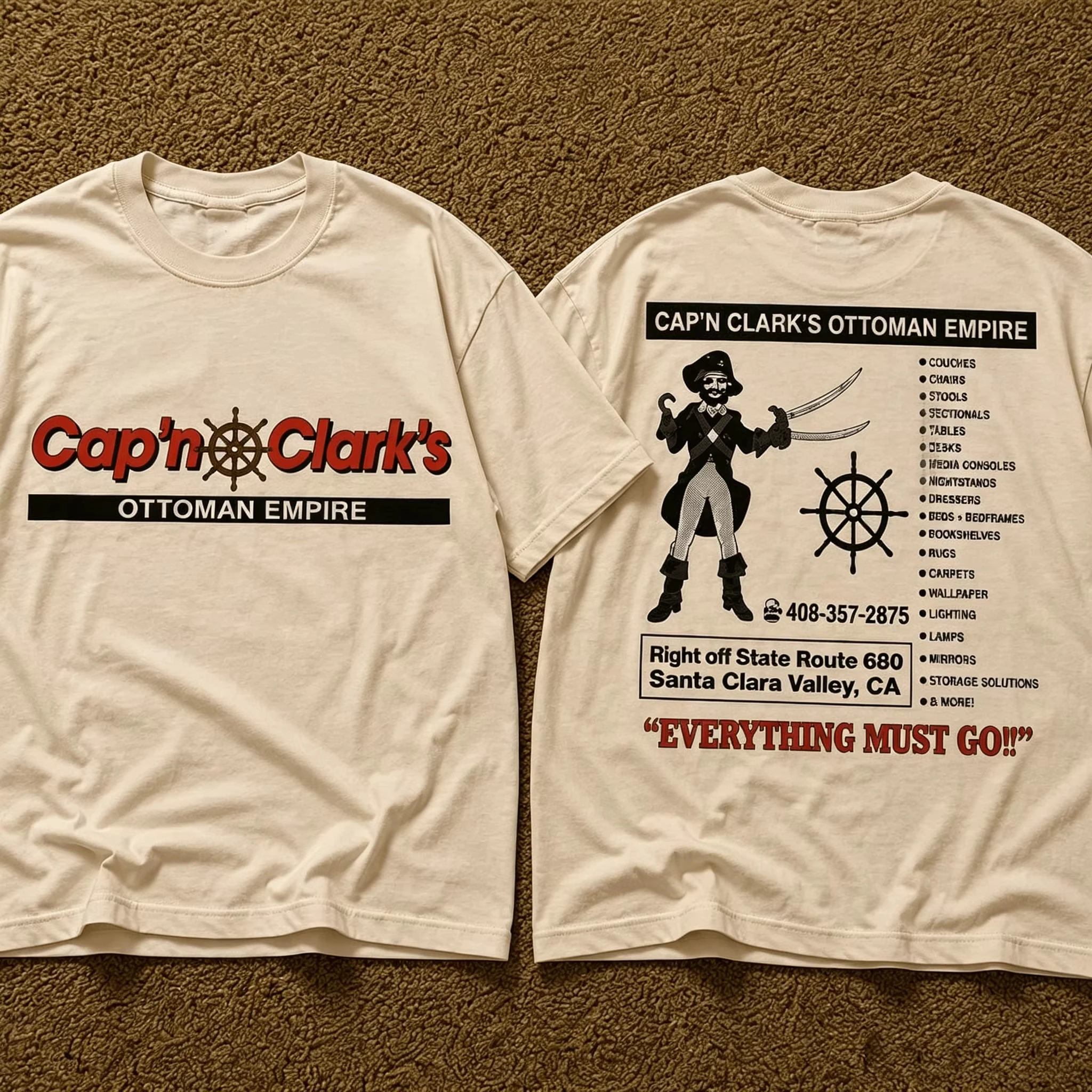 Hot Sale Cap'n Clark Backrooms Still Graphic Print T-shirt Men Women O-neck Cotton Streetwear Harajuku Fashion Tee Oversized Top