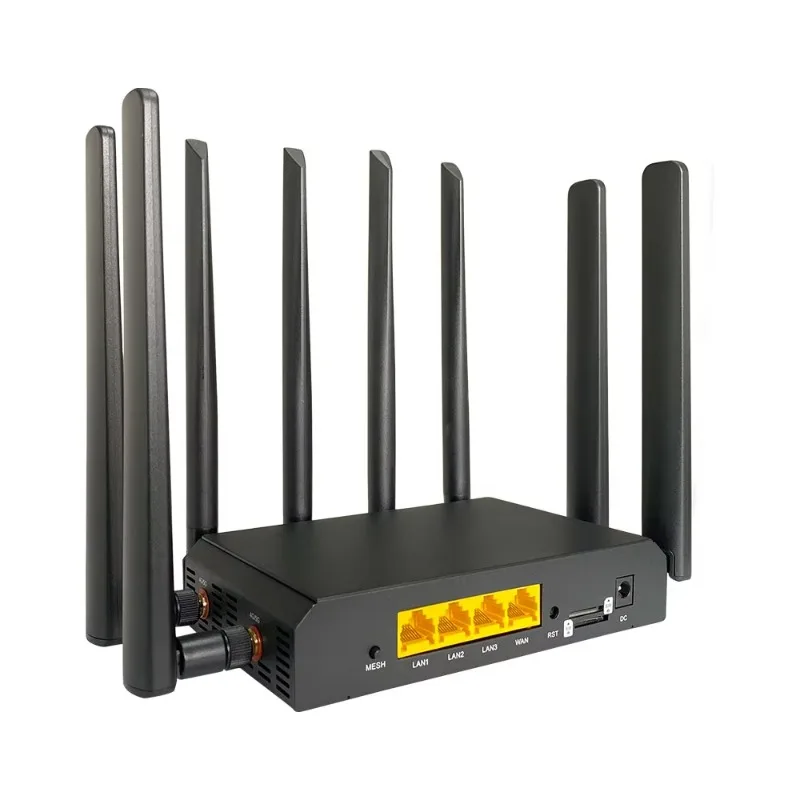 OpenWrt Dual Sim 5G Cellular Router Dual Band Wifi 6 MT7621A X62 Wireless CPE 4G 5G Modem Router